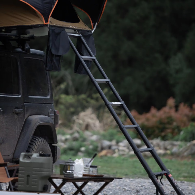 ハードシェルルーフトップボックスルーフテント、二層フォックス - Roof Top Tent Ladder Telescopic のレビューと価格