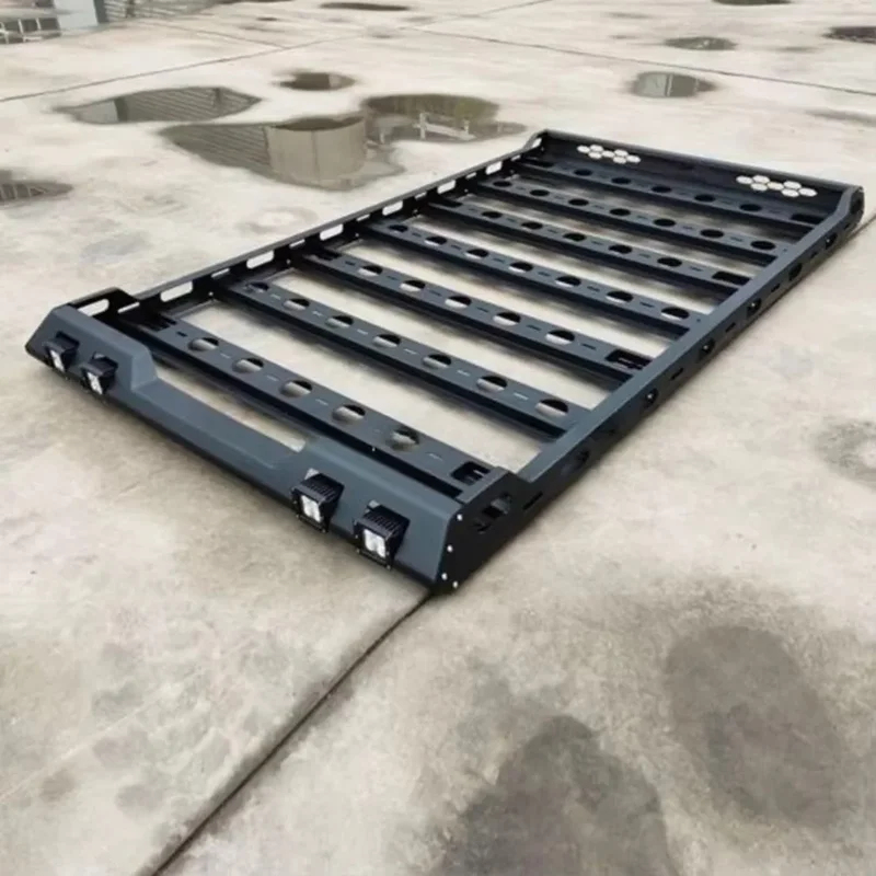 KQX高品質LEDオーバーランドルーフトップカーゴルーフラッ - Overland Roof Rack Platform のレビューと価格