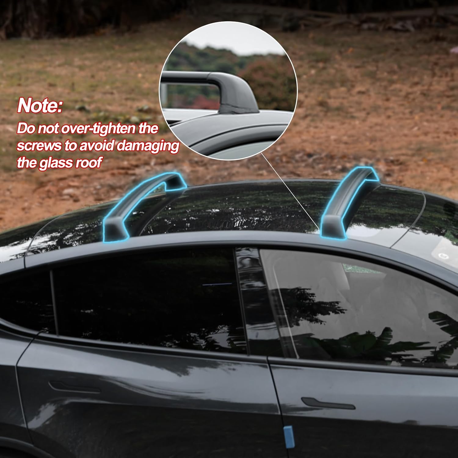 テスラ モデルY ジュニパー ルーフラック ラゲッジ カーゴ - Roof Rack Crossbar Aluminum のレビューと価格